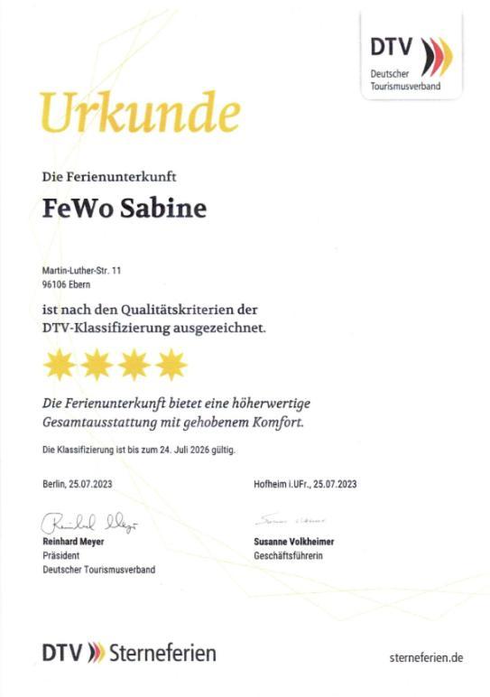 Fewo Sabine Ebern エクステリア 写真